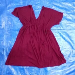 Olive Rae Burgundy Dress